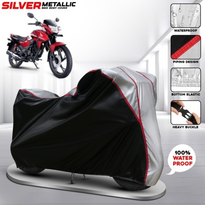 FBC Waterproof Two Wheeler Cover for Honda(Shine, Silver, Multicolor)