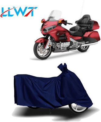 KPIND Waterproof Two Wheeler Cover for Honda(Gold Wing GL1800, Blue)