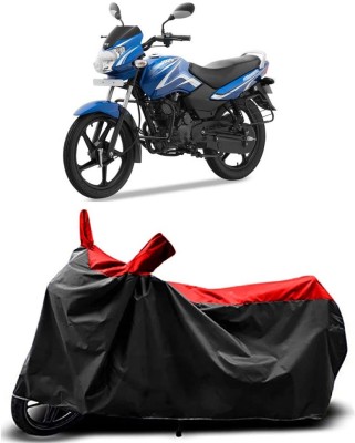 VESMEI Two Wheeler Cover for TVS(Sport KS, Red)