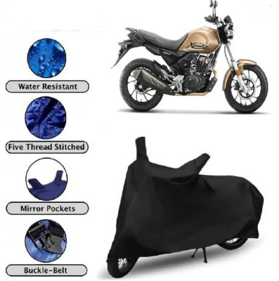 JVBRANGI Waterproof Two Wheeler Cover for Hero(Xpulse 200T, Black)