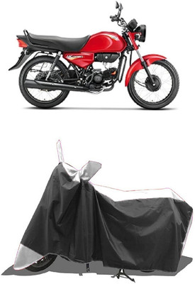 SUGASHRI Waterproof Two Wheeler Cover for Hero(HF Dawn, White, Black)