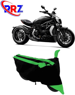 RRZ Waterproof Two Wheeler Cover for Ducati(XDiavel, Black, Green)
