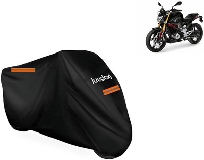 Juvdoxj Waterproof Two Wheeler Cover for BMW(G 310 R, Black)