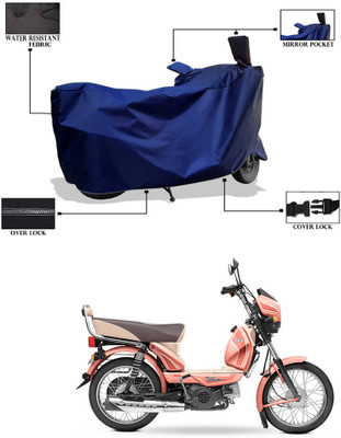 GOSHIV-car and bike accessories Waterproof Two Wheeler Cover for TVS(XL 100, Blue)