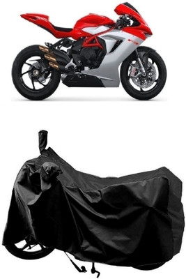 MMSSTAR Waterproof Two Wheeler Cover for MV Agusta(F3, Black)