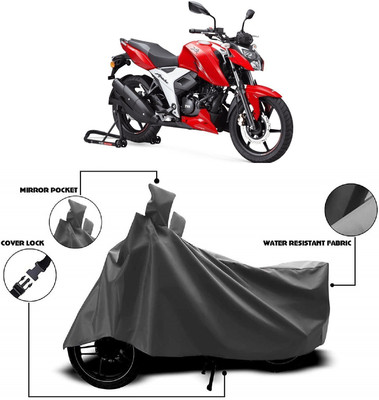MMSSTAR Waterproof Two Wheeler Cover for TVS(Apache RTR 160, Grey)