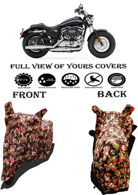 Amexride Two Wheeler Cover for Harley Davidson(XL 1200, Multicolor)