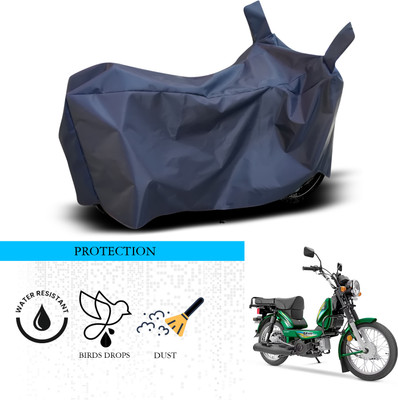 ANTHUB Waterproof Two Wheeler Cover for TVS(XL 100 Heavy Duty, Blue)