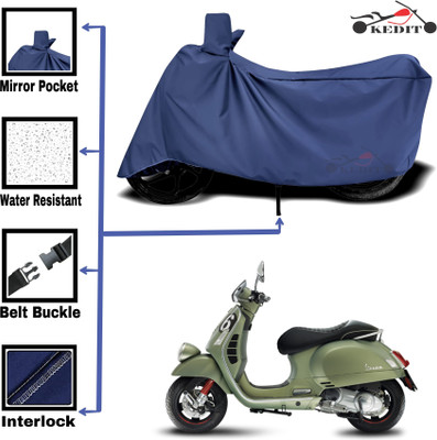 KEDIT Two Wheeler Cover for Universal For Bike(GTS 300, Blue)