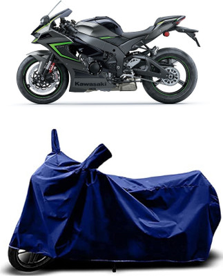 VESMEI Two Wheeler Cover for Kawasaki(Ninja H2 SX BS6, Blue)
