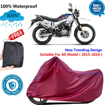 AutoGalaxy Waterproof Two Wheeler Cover for Hero(MotoCorp XPulse 200T, Maroon)