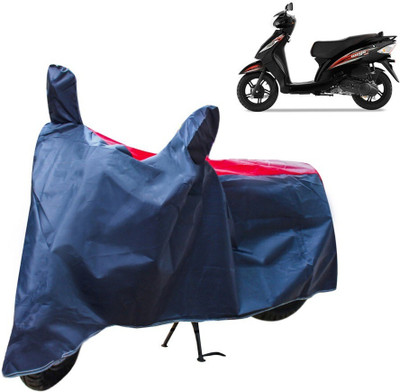 HMS Two Wheeler Cover for TVS(Wego, Red, Blue)