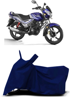 VESMEI Two Wheeler Cover for TVS(Star City Plus, Blue)