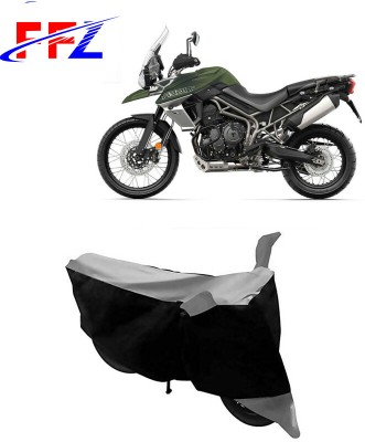 FFZ Waterproof Two Wheeler Cover for Triumph(Tiger 800 XCA, Black, Grey)