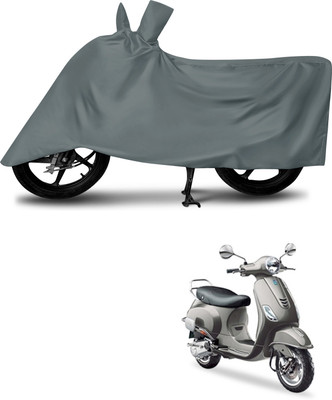 DeepShakshi AUTOMOTIVE Waterproof Two Wheeler Cover for Vespa(Vespa VXL 125, Grey)