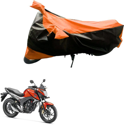 MMSSTAR Waterproof Two Wheeler Cover for Honda(CBR 150R, Black, Blue)