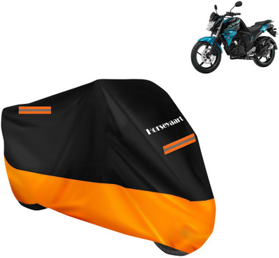 Horseyaart Waterproof Two Wheeler Cover for Yamaha(FZ FI, Orange)