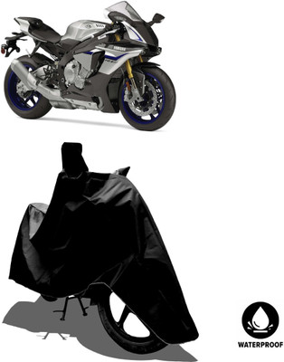 Amexride Waterproof Two Wheeler Cover for Yamaha(YZF R1M, Black)