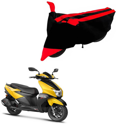 DeepShakshi AUTOMOTIVE Two Wheeler Cover for TVS(Ntorq 125, Black, Red)