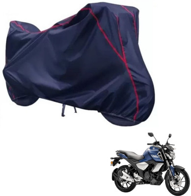 Car Life Two Wheeler Cover for Yamaha(FZ-S, Blue, Red)