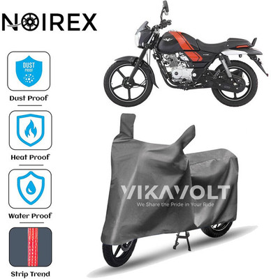 NOIREX Two Wheeler Cover for Bajaj(V12, Grey)