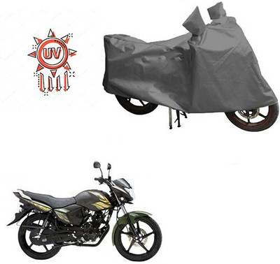 DeepShakshi AUTOMOTIVE Waterproof Two Wheeler Cover for Yamaha(Saluto, Grey)