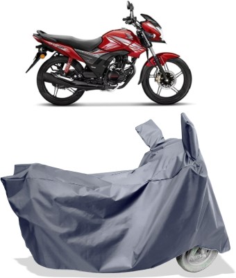 Amexride Two Wheeler Cover for Honda(CB Shine SP, Grey)