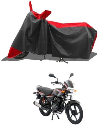 PAGORA Waterproof Two Wheeler Cover for Bajaj(Platina 125, Red, Black)