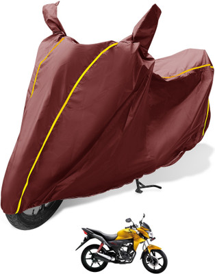 Auto Hub Waterproof Two Wheeler Cover for Honda(CB Twister, Maroon)