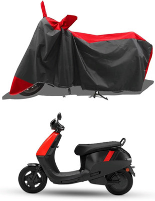 HWSXQAE Waterproof Two Wheeler Cover for Universal For Bike(Red, Black)