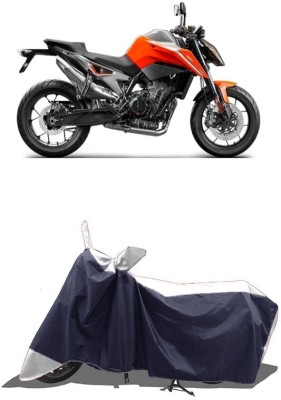 SUGASHRI Waterproof Two Wheeler Cover for KTM(790 Duke, White, Blue)