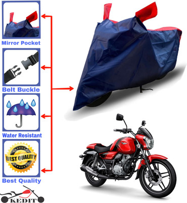 AASHTIK MART Two Wheeler Cover for Bajaj(V 150, Red, Blue)
