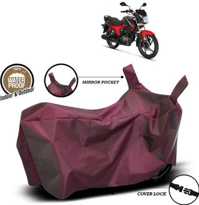 AASHTIK MART Two Wheeler Cover for Hero(Glamour, Maroon)