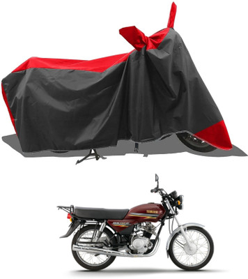 KEDIT Two Wheeler Cover for Yamaha(Crux, Red)