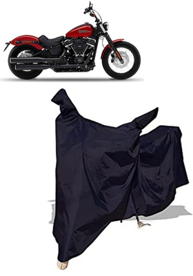 Amexride Two Wheeler Cover for Harley Davidson(Street Bob, Black)