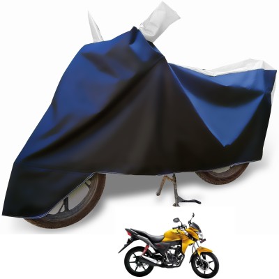 Euro Care Waterproof Two Wheeler Cover for Honda(CB Twister, Silver)