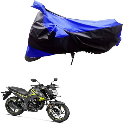 Mdstar Waterproof Two Wheeler Cover for Honda(Black, Blue)