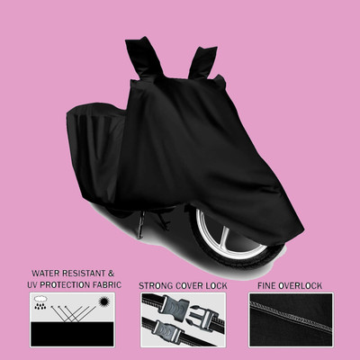 Lakshmina Enterprises Waterproof Two Wheeler Cover for Bajaj(Pulsar, Black)