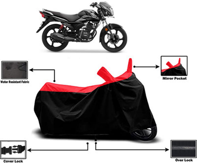 Amexride Two Wheeler Cover for TVS(Victor New, Red)
