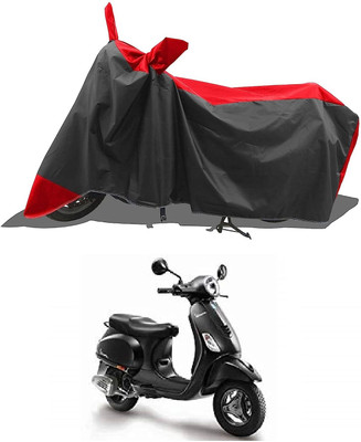 AASHTIK MART Two Wheeler Cover for Piaggio(Piaggio Vespa, Red)