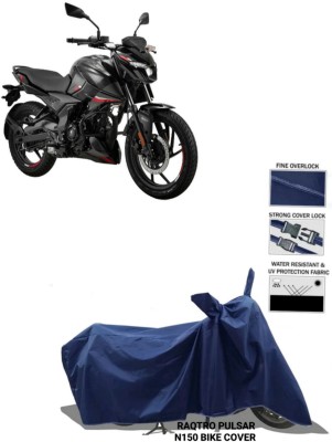 RAQTRO Waterproof Two Wheeler Cover for Bajaj(Pulsar, Blue)