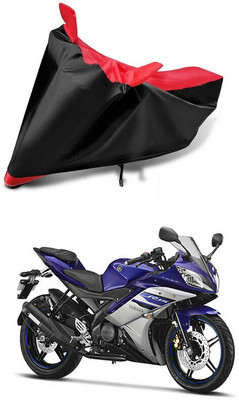 DeepShakshi AUTOMOTIVE Two Wheeler Cover for Yamaha(YZF-R15 V2, Red, Black)
