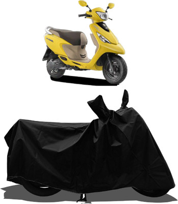Tricway Waterproof Two Wheeler Cover for TVS(Scooty Zest 110, Black)