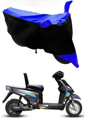 Mdstar Waterproof Two Wheeler Cover for Hero(Electric NYX, Blue, Black)
