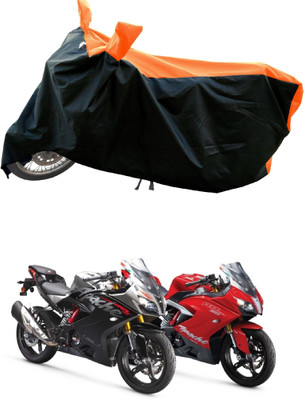 DeepShakshi AUTOMOTIVE Two Wheeler Cover for TVS(Apache RTR 310 BS6, Orange)