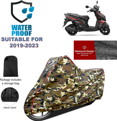 PAGORA Waterproof Two Wheeler Cover for Suzuki(Avenis 125, Yellow)