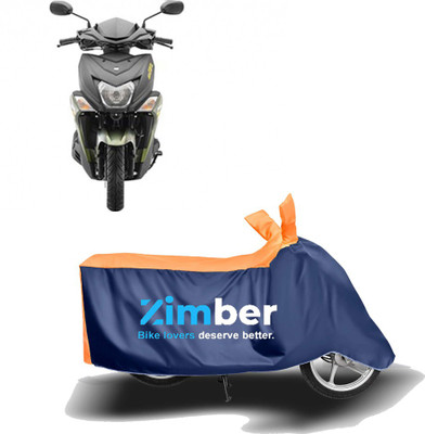 AutoRash Two Wheeler Cover for Yamaha(Ray ZR, Orange, Blue)