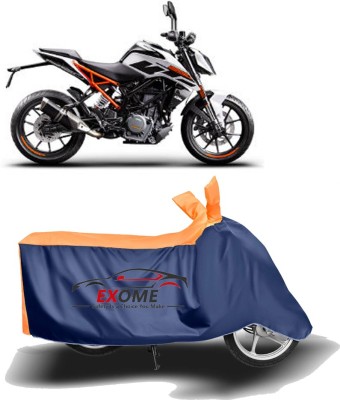 EXOME Two Wheeler Cover for KTM(250 Duke, Orange)