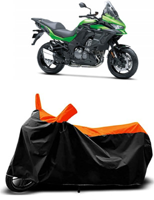 VESMEI Two Wheeler Cover for Kawasaki(Versys X 300, Orange)