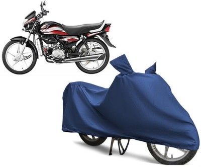 KEDIT Two Wheeler Cover for Hero(HF Deluxe i3s, Blue)